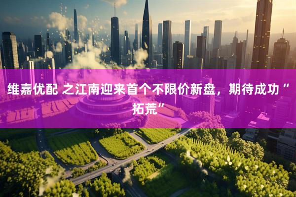 维嘉优配 之江南迎来首个不限价新盘，期待成功“拓荒”